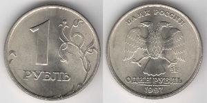 1 Ruble 俄罗斯 銅/镍 