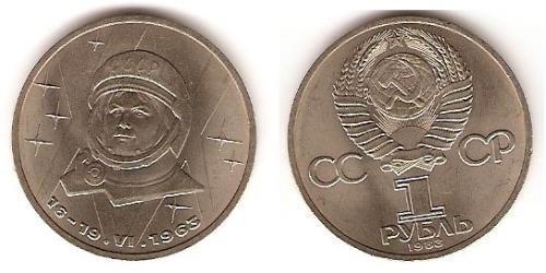 1 Ruble 苏联 (1922 - 1991) 銅/镍 