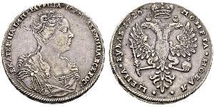 1 Rublo Impero russo (1720-1917) Argento Caterina I (1684-1727)