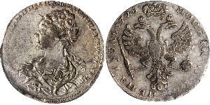 1 Rublo Impero russo (1720-1917) Argento Caterina I (1684-1727)
