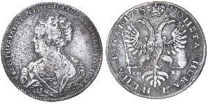 1 Rublo Impero russo (1720-1917) Argento Caterina I (1684-1727)