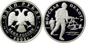 1 Rublo Rusia (1991 - ) Plata 