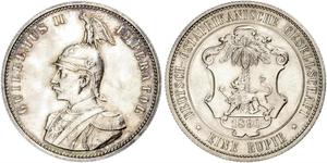 1 Rupee Afrique orientale allemande (1885-1919) Argent 