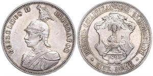 1 Rupee Afrique orientale allemande (1885-1919) Argent 