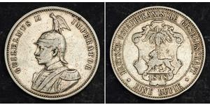 1 Rupee Afrique orientale allemande (1885-1919) Argent 