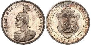 1 Rupee Africa Orientale Tedesca (1885-1919) Argento 