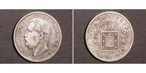 1 Rupee India portuguesa (1510-1961) Plata 