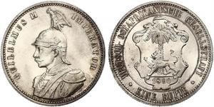 1 Rupee Deutsch-Ostafrika (1885-1919) Silber 