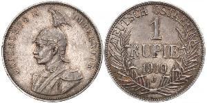 1 Rupee Deutsch-Ostafrika (1885-1919) Silber Wilhelm II, German Emperor (1859-1941)