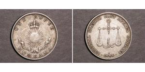 1 Rupee British Empire (1497 - 1949) Silver 
