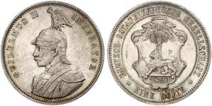 1 Rupee German East Africa (1885-1919) 銀 