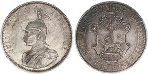 1 Rupee German East Africa (1885-1919) 銀 