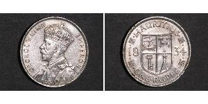 1 Rupee 毛里求斯 (1968 - ) 銀 乔治五世  (1865-1936)