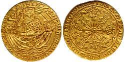 1 Ryal Kingdom of England (927-1649,1660-1707) Gold Edward IV (1442-1483)