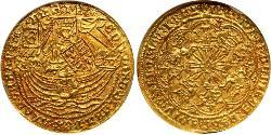 1 Ryal Königreich England (927-1649,1660-1707) Gold Edward IV (1442-1483)