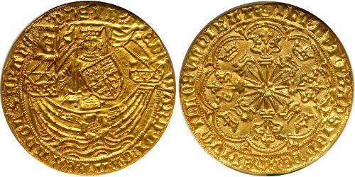 1 Ryal Königreich England (927-1649,1660-1707) Gold Edward IV (1442-1483)