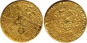 1 Ryal Reino de Inglaterra (927-1649,1660-1707) Oro Eduardo IV (1442-1483)