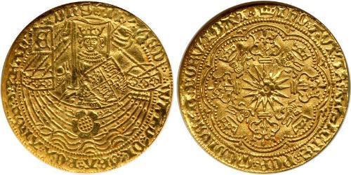 1 Ryal Reino de Inglaterra (927-1649,1660-1707) Oro Eduardo IV (1442-1483)