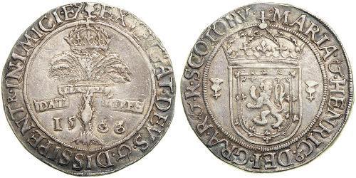 1 Ryal Kingdom of Scotland (843-1707) Silver Mary I of Scots (1542-1587)