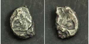 1 SIGLOS Persia (-678 - 1935) / Impero achemenide (550–330 BC) Argento 