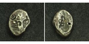 1 SIGLOS Persia (-678 - 1935) / Impero achemenide (550–330 BC) Argento 
