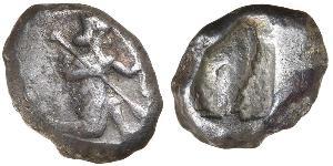 1 SIGLOS Персия (-678 - 1935) / Держава Ахеменидов (550–330 BC) Серебро 