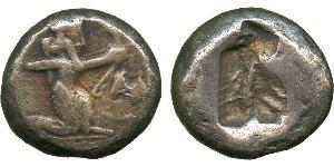 1 SIGLOS Персия (-678 - 1935) / Держава Ахеменидов (550–330 BC) Серебро 