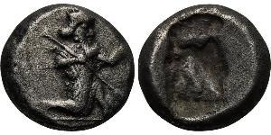 1 SIGLOS Імперія Ахеменідів (550–330 BC) / Персія (-678 - 1935) Срібло 