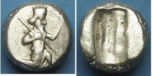 1 SIGLOS Імперія Ахеменідів (550–330 BC) / Персія (-678 - 1935) Срібло 