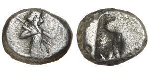 1 SIGLOS Імперія Ахеменідів (550–330 BC) / Персія (-678 - 1935) Срібло 