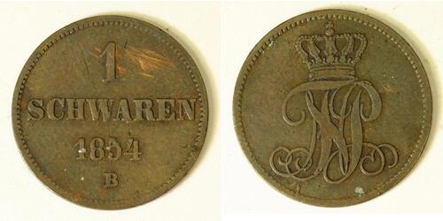 1 Schwaren States of Germany Kupfer 