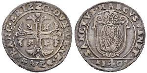 1 Scudo Italian city-states Argent 