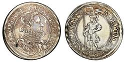 1 Scudo Italia Argento Odoardo I Farnese