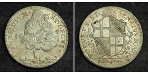 1 Scudo Estados Pontificios (752-1870) Plata 