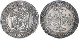 1 Scudo Italian city-states Plata 