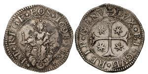 1 Scudo Italian city-states Silber 