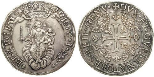 1 Scudo Italian city-states Silber 