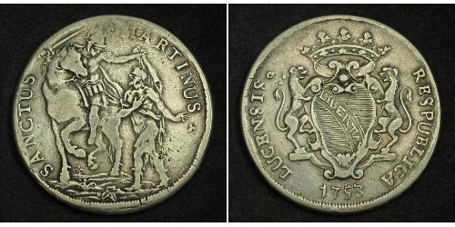 1 Scudo Italian city-states Silber 