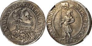 1 Scudo Italien Silber Odoardo I Farnese