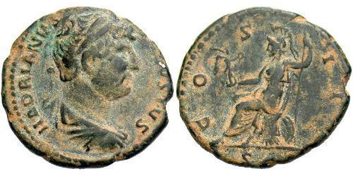 1 Semissis Empire romain (27BC-395) Bronze Hadrien (76 - 138) 