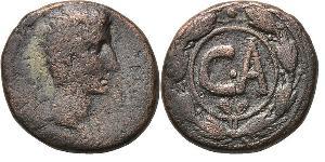 1 Semissis Impero romano (27BC-395) Bronzo Augustus (63BC- 14) 