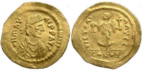 1 Semissis Empire byzantin (330-1453) Or Maurice I (539-602)