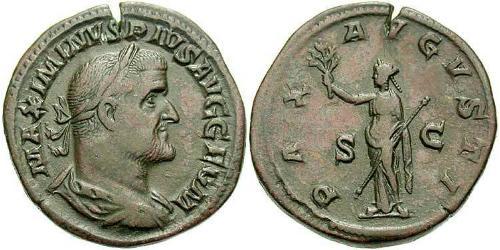 1 Sesterce Empire romain (27BC-395) Bronze Maximin I (173-238)