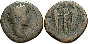 1 Sestercio Imperio romano (27BC-395) Bronce Marco Aurelio (121-180)