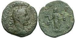 1 Sestertius Roman Empire (27BC-395) Bronze Trajan Decius (201-251)