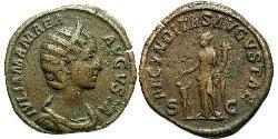 1 Sestertius 羅馬帝國 青铜 Julia Avita Mamaea (180-235)