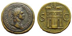 1 Sesterz Römische Kaiserzeit (27BC-395) Bronze Domitian  (51-96)