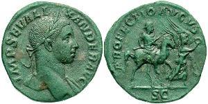 1 Sesterz Römische Kaiserzeit (27BC-395) Bronze Severus Alexander (208-235)