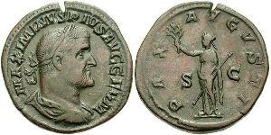 1 Sesterz Römische Kaiserzeit (27BC-395) Bronze Maximinus I (173-238)