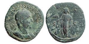 1 Sesterz Römische Kaiserzeit (27BC-395) Bronze Trajan Decius (201-251)